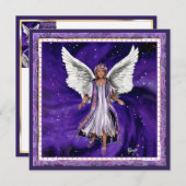 Paarse Ziel blanke kaart (Voorkant / Achterkant)