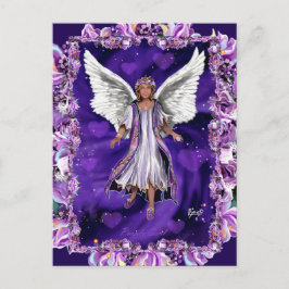 Paarse Ziel Briefkaart