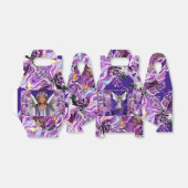 Paarse Ziel Favorbox Bedankdoosjes (Uitgevouwen)