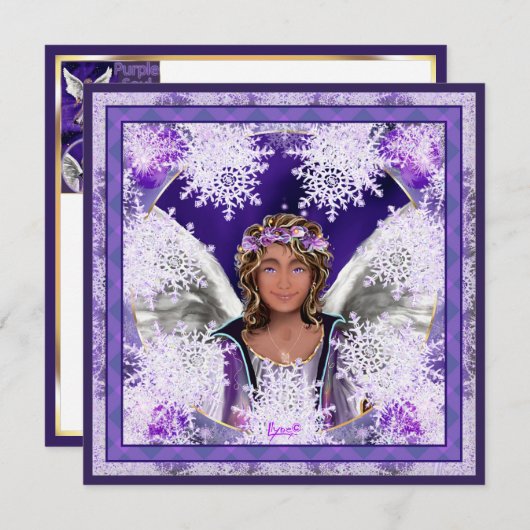 Paarse Ziel lege kaart (Voorkant / Achterkant)