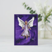 Paarse Ziel Postkaart (Staand voorkant)