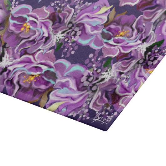 Paarse ziel snijplank (Hoek)