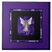 Paarse ziel tegeltje (Voorkant)