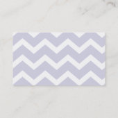 Paarse Zig Zag Chevron Pattern Calling Cards Contactkaartje (Achterkant)