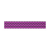 Paarse Zig Zag Glitter Uitnodigingen Wikkel (Vlak)