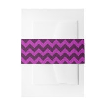 Paarse Zig Zag Glitter