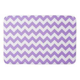 Paarse zigzag, Paarse chevron, geometrisch patroon Badmat