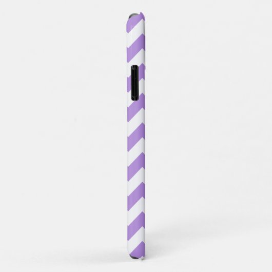 Paarse zigzag, Paarse chevron, geometrisch patroon Case-Mate iPhone Case (Achterkant/rechts)