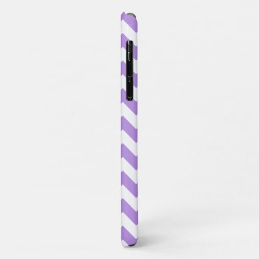 Paarse zigzag, Paarse chevron, geometrisch patroon Case-Mate iPhone Case (Achterkant/links)