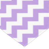 Paarse zigzag, Paarse chevron, geometrisch patroon Tafelkleed (Gekanteld)