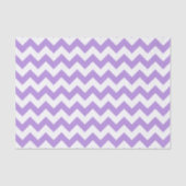 Paarse zigzag, Paarse chevron, geometrisch patroon Tissuepapier (Voorkant)