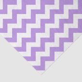 Paarse zigzag, Paarse chevron, geometrisch patroon Tissuepapier (Detail)