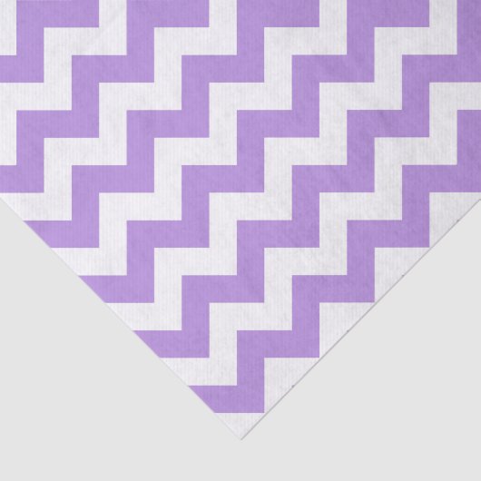 Paarse zigzag, Paarse chevron, geometrisch patroon Tissuepapier (Detail)