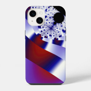 Paarse Zijden Lintjes iPhone 14 Hoesje
