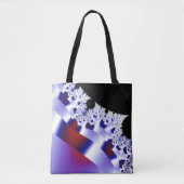 Paarse Zijden Lintjes Tote Bag (Voorkant)