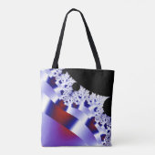 Paarse Zijden Lintjes Tote Bag (Achterkant)