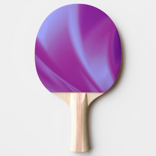Paarse Zijden Tafeltennisbatje (Voorkant)