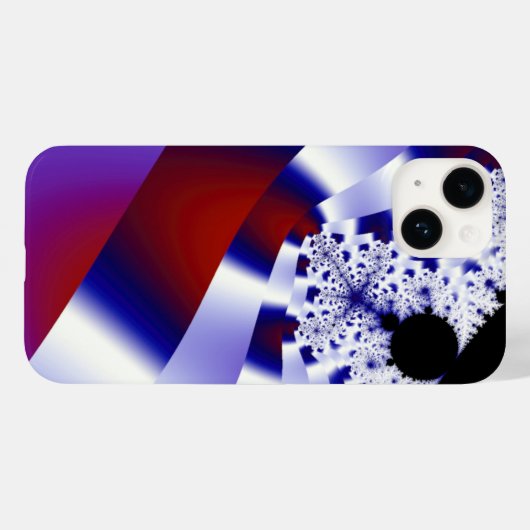 Paarse zijderoute Case-Mate iPhone case (Achterkant (horizontaal))