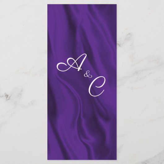 Paarse zijderoute menu (Achterkant)