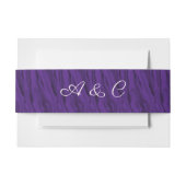 Paarse zijderoute uitnodigingen wikkel (Voorkant Voorbeeld)