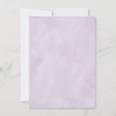 Paarse zilver Floral Bloom Geometric sparen de Dat (Achterkant)