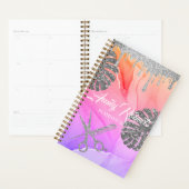Paarse zilver Sponzout Planner (Display)