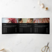 paarse zilverAgate Trifold Brochure Drieluik Kaart (Binnen)