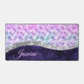 Paarse zilverappelmolen bureaumat (Voorkant)