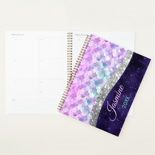 Paarse zilverappelmolen planner (Display)