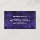 Paarse zilverappelmolen visitekaartje (Achterkant)