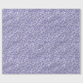 Paarse zilveren luipaard print cadeaupapier (Vlak)