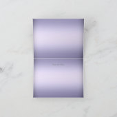 Paarse & Zilveren Tiara Sweet 16 Dankjewel Kaart (Binnen)