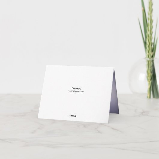 Paarse & Zilveren Tiara Sweet 16 Dankjewel Kaart (Achterkant)