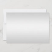 Paarse zilveren vlinderwerveling kaart (Achterkant)