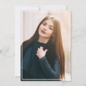 paarse zilverglitter Nurse pinning ceremonie Kaart (Achterkant)