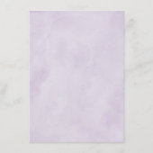 Paarse zilverkleurige geometrische bruiloft - Gege Informatiekaartje (Achterkant)