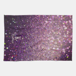 Paarse zilvernaam, enkel grammatica theedoek