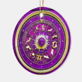 PAARSE ZODIAC SIGN KERAMISCH ORNAMENT (Links)