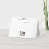 Paarse zoekkaart - Hartelijk dank Bedankkaart (Achterkant)