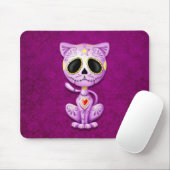 Paarse Zombie Sugar Kitten Muismat (Met muis)