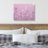 Paarse zomer canvas afdruk (Insitu (Slaapkamer))