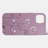 Paarse zomer Case-Mate iPhone case (Achterkant (horizontaal))