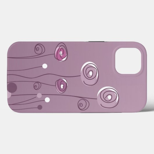 Paarse zomer Case-Mate iPhone case (Achterkant (horizontaal))