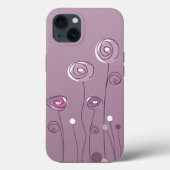 Paarse zomer Case-Mate iPhone case (Achterkant)