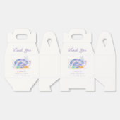 Paarse zomer Zee Pearl Girl Baby shower Dank u Bedankdoosjes (Ongevouwen)