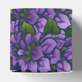 Paarse zomerFloral Kunst Lila Gardening Patroon Bedankdoosjes (Bovenkant)