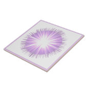Paarse zon Fairy Keramische Tegel Tegeltje (Zijkant)