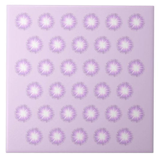 Paarse zon Fairy Keramische Tegel Tegeltje (Voorkant)