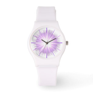 Paarse zon Fairy Watch Horloge