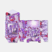 Paarse Zon Fee Favor Doos Bedankdoosjes (Uitgevouwen)